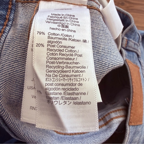 Madewell Jeans Womens Sz 29 Blue Light-Med Wash High Rise Flare Wide Leg Stretch - Picture 7 of 10